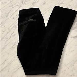White House/Black Market Black Velvet Women’s Jeans with Sparkles & Rhinestone 4